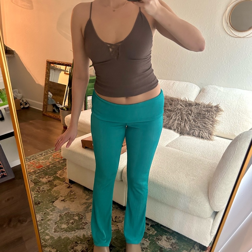 Urban Outfitters Dani Fold Over Flare Pants. Size small.